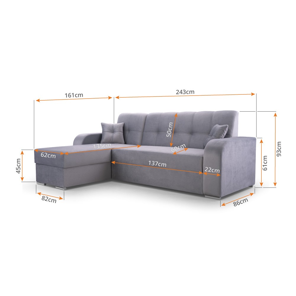 Stūra dīvāns ORINOCO 243x161 cm - Image 3