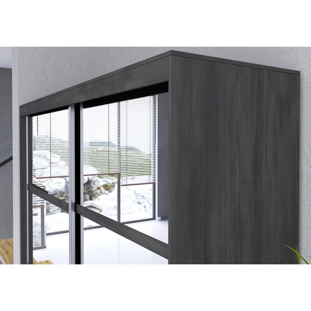 Skapis FABIO 230 cm Norvēģijas priede - Image 2