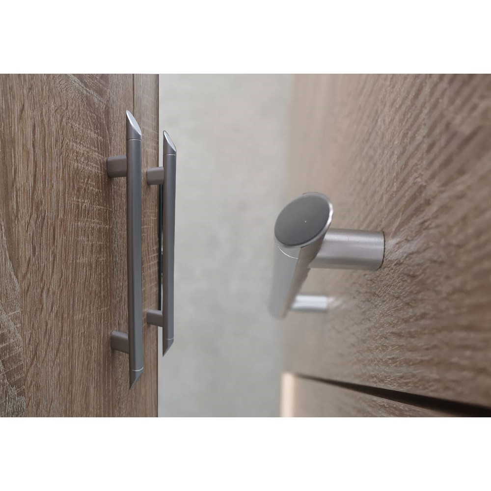 4-durvju skapis SZANDAL 4D 200 cm Sanoma ozols - Image 3