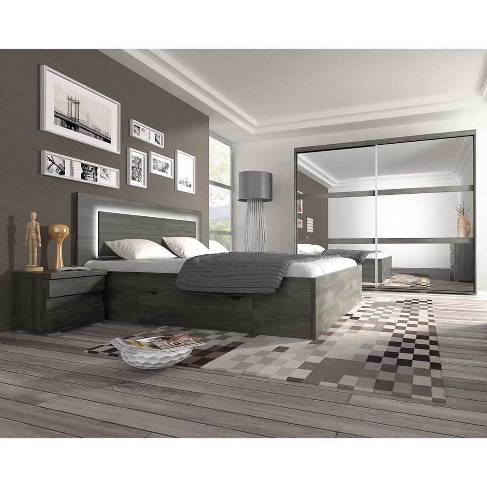 Skapis FABIO 230 cm Norvēģijas priede - Image 4