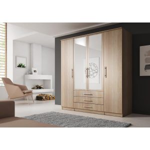 4-durvju skapis SZANDAL 4D 200 cm Sanoma ozols