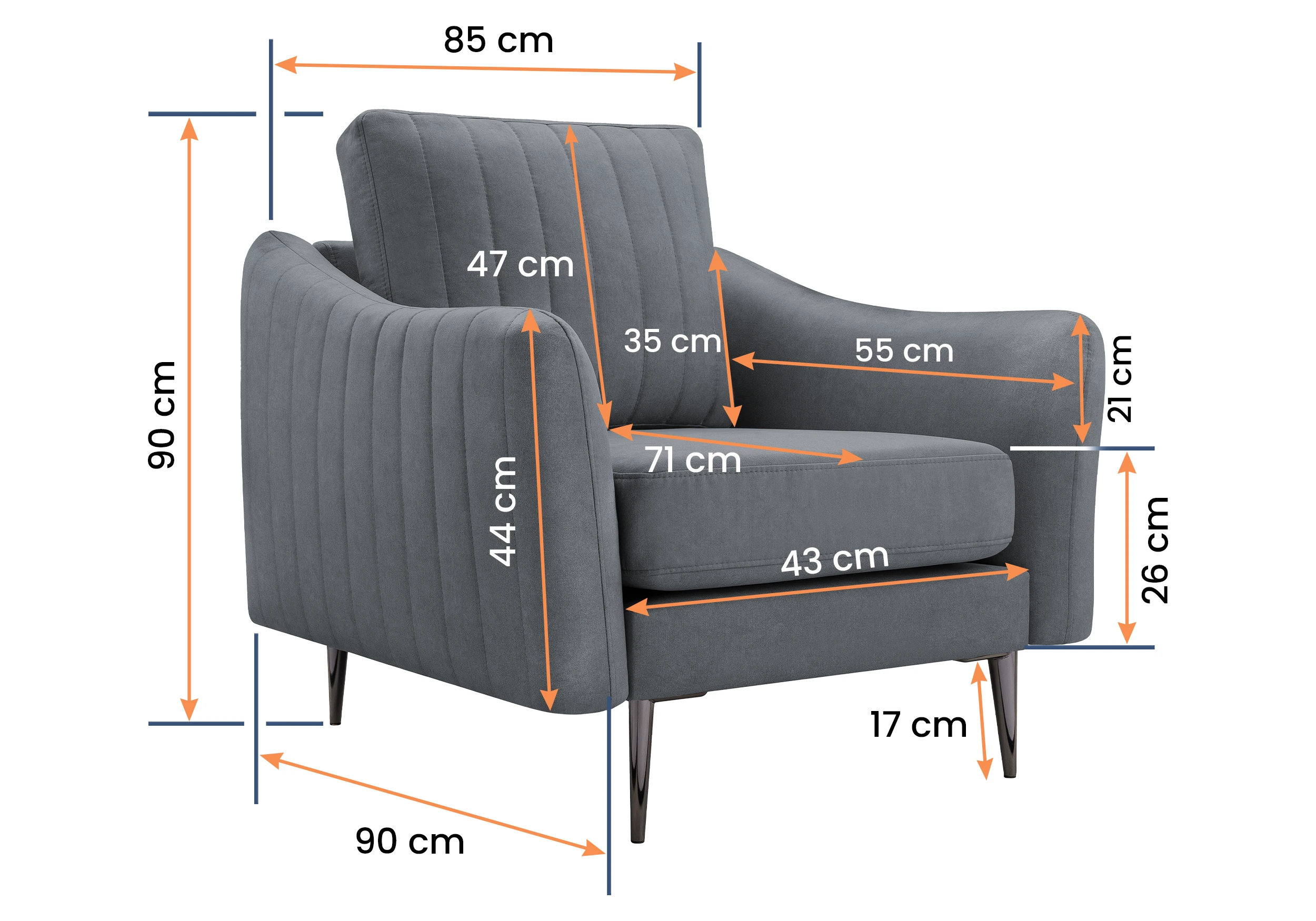 Atpūtas krēsls Cori 01 - Image 2