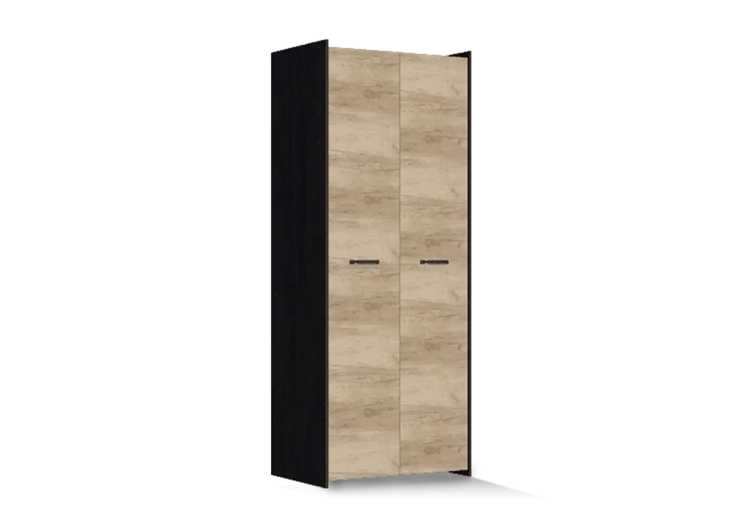 Divdurvju skapis Mokka 79 cm