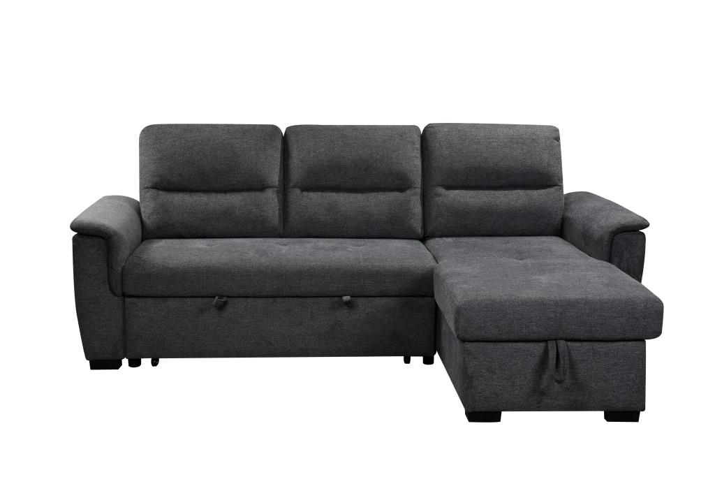 Stūra dīvāns KARIS Dark Gray 239x155cm - Image 6