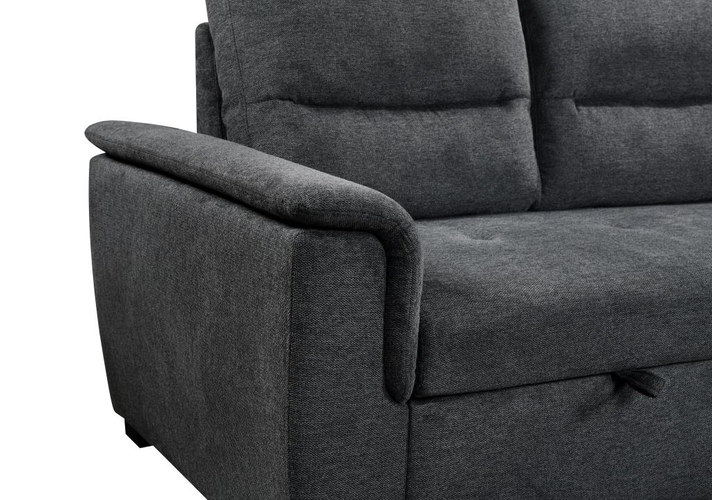 Stūra dīvāns KARIS Dark Gray 239x155cm - Image 3