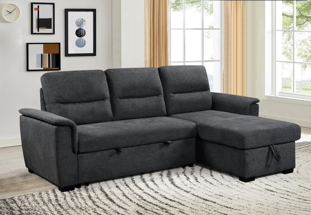 Stūra dīvāns KARIS Dark Gray 239x155cm - Image 2