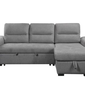 Stūra dīvāns KARIS Light Gray 239x155cm