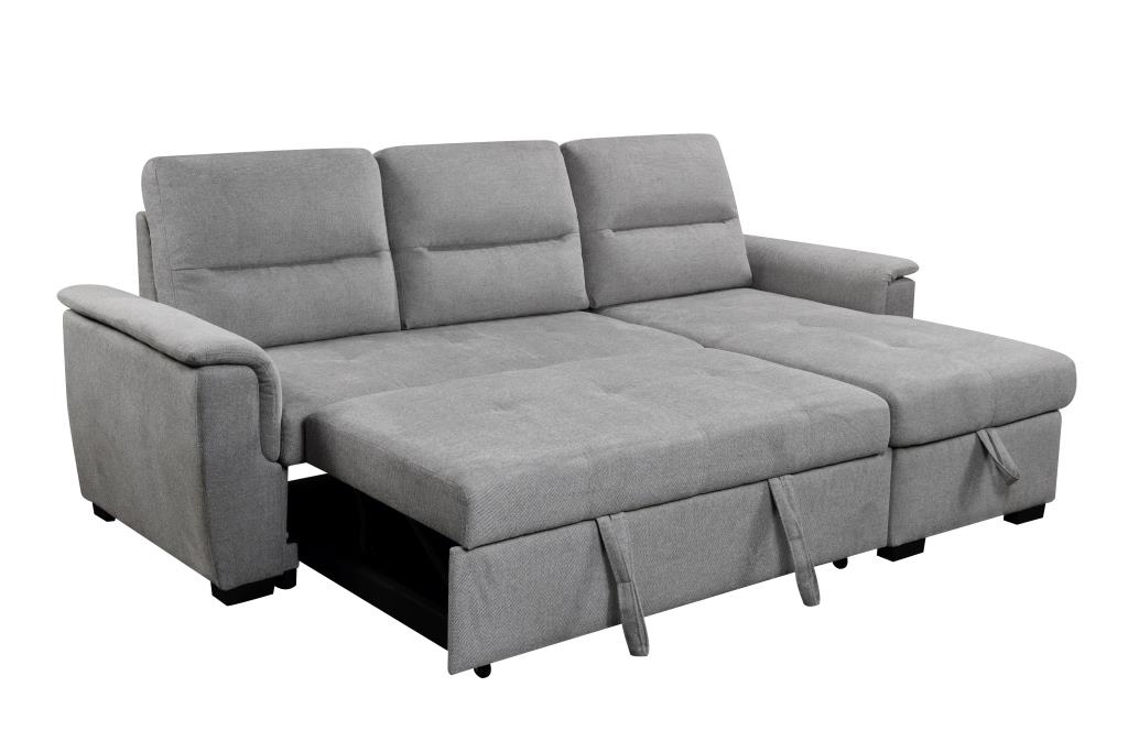 Stūra dīvāns KARIS Light Gray 239x155cm - Image 4