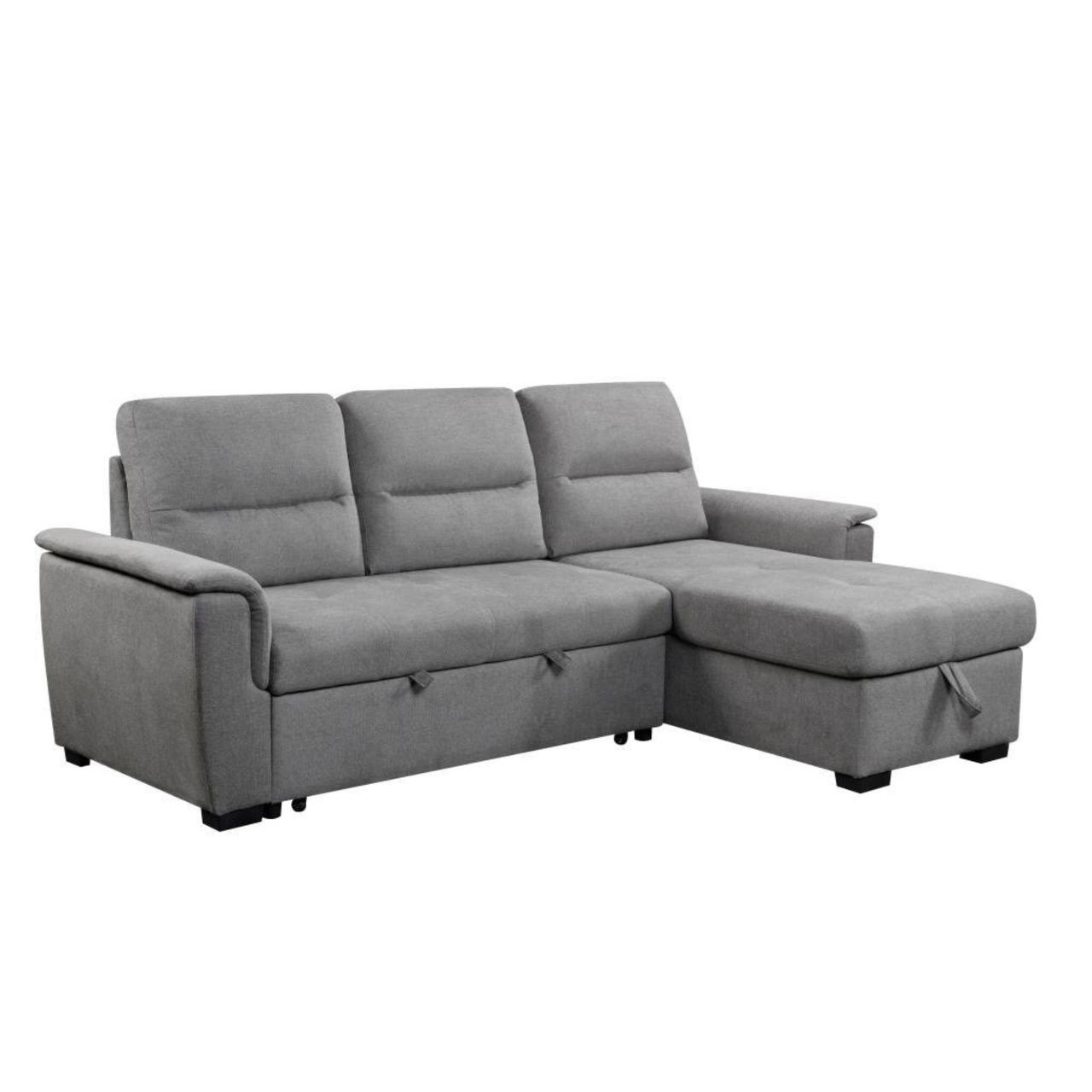 Stūra dīvāns KARIS Light Gray 239x155cm - Image 10