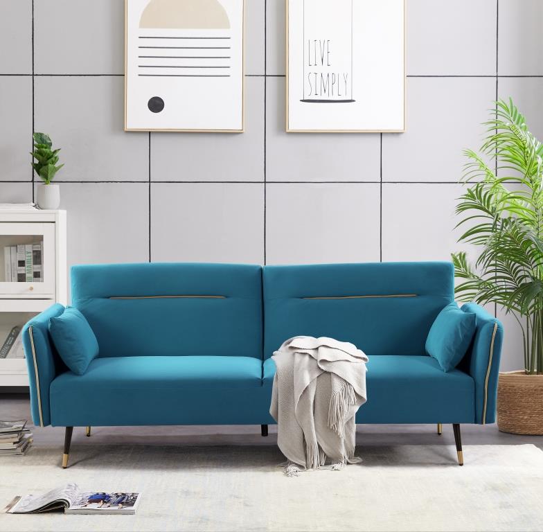 VERDI Blue Sofa - Image 4