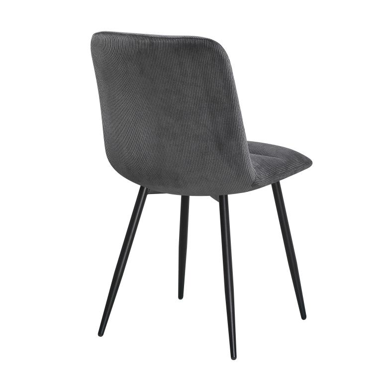 BOS Pelēks Velūra Krēsls - Image 4