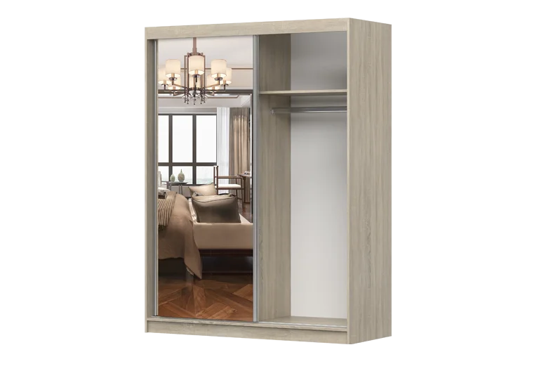 Skapis ar bīdāmām durvīm VISTA 05 -150 cm - Image 3