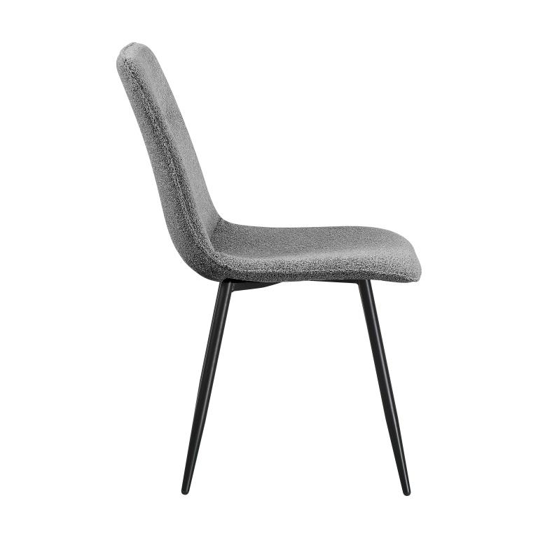 DOT Tumši Pelēks Buklē Krēsls - Image 3