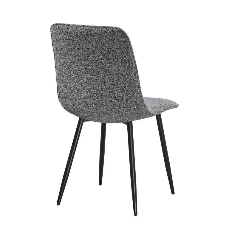 DOT Tumši Pelēks Buklē Krēsls - Image 4