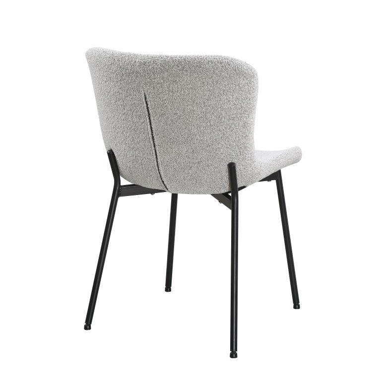 FIX Gaiši Pelēks Buklē Krēsls - Image 4