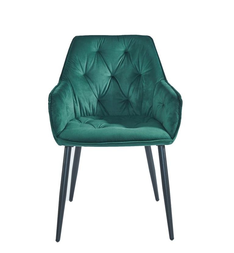 BEL Zaļš Samta Krēsls - Image 2