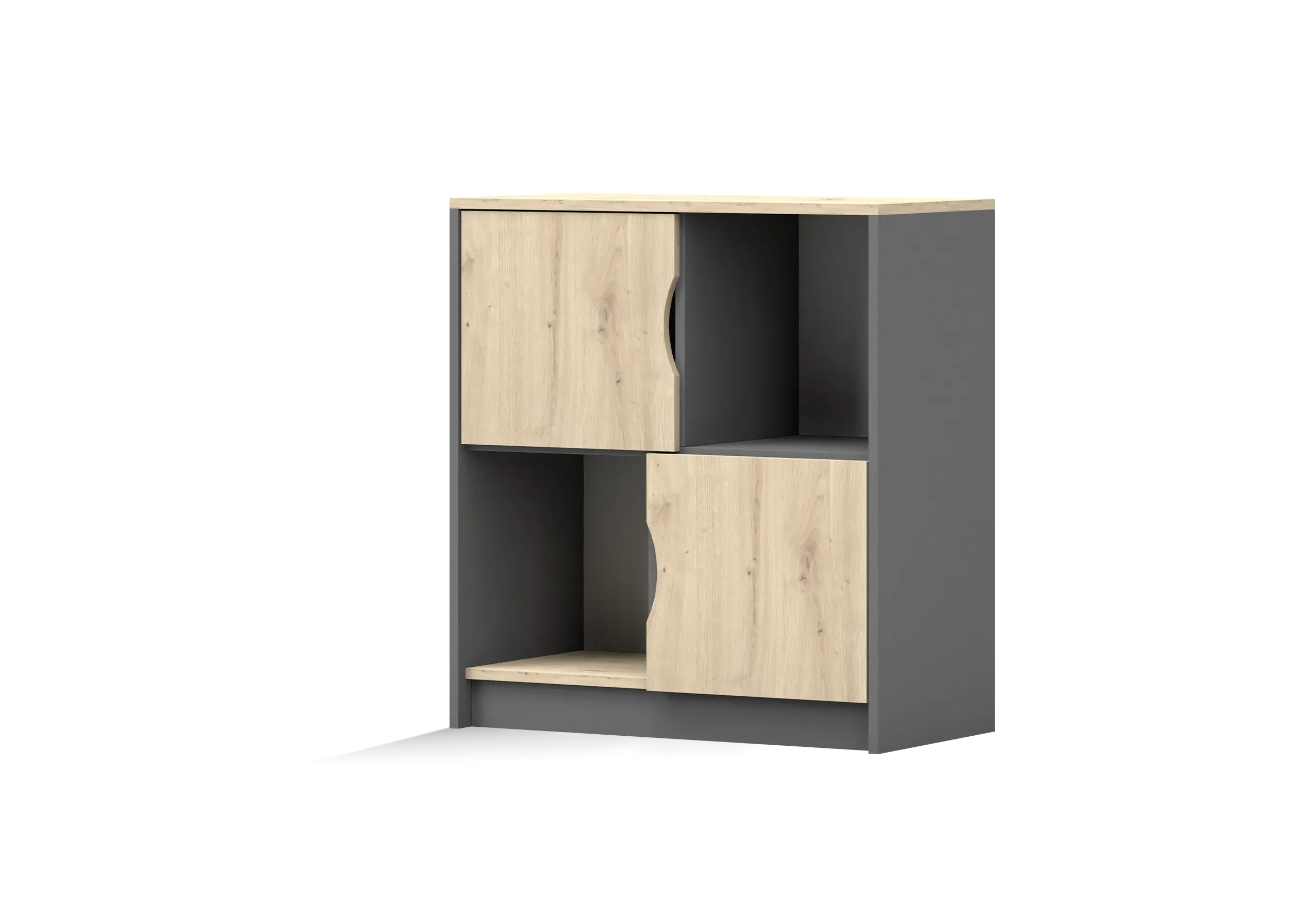 Grīdas plaukts JOY BLACK 80 cm