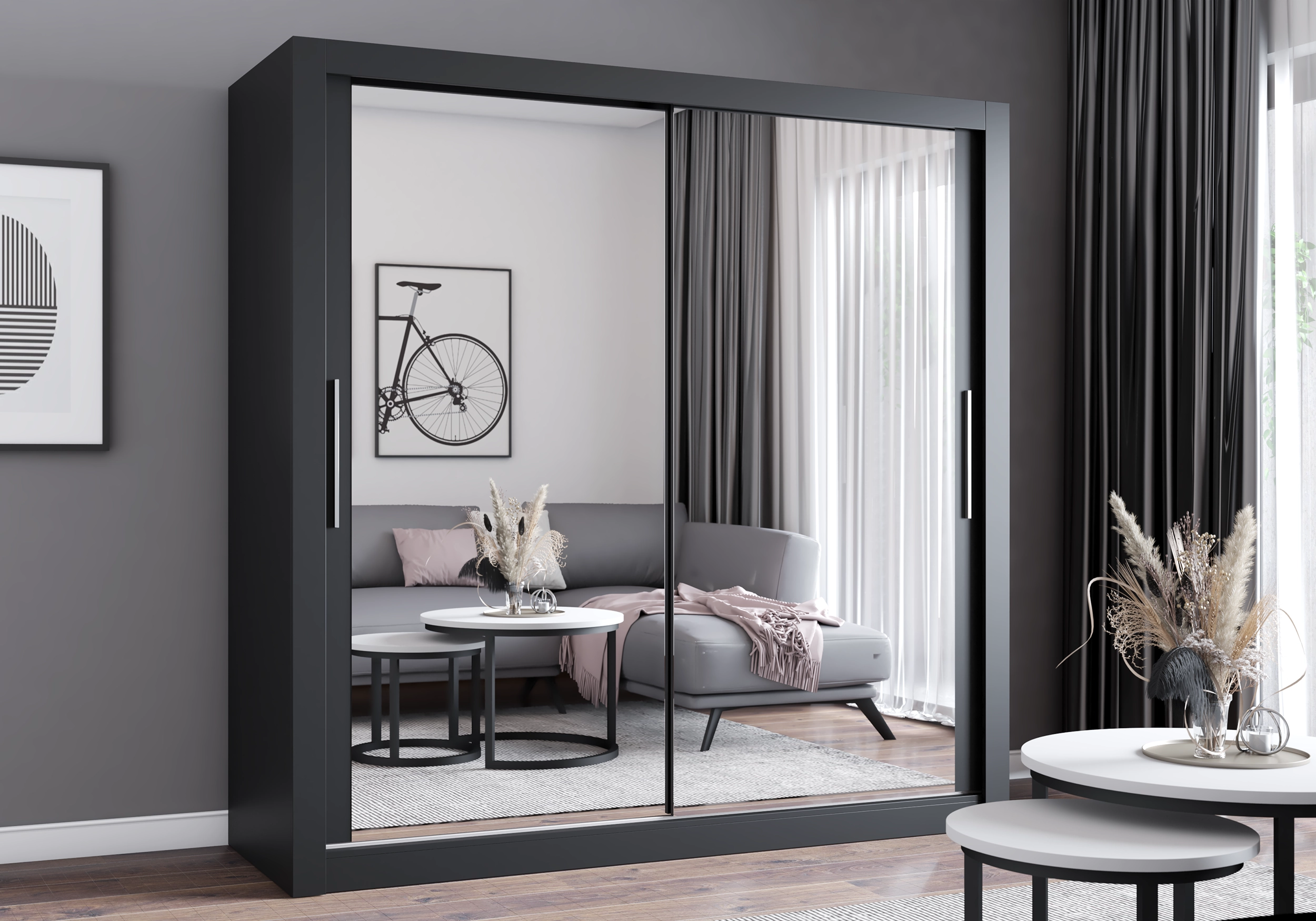 Skapis kupeja MILAN 203 cm