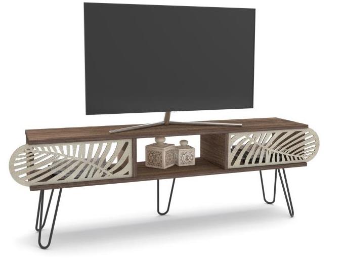 Maxi TV Kumode Nr. 5 (Riekstkoks/Melns) - Image 3