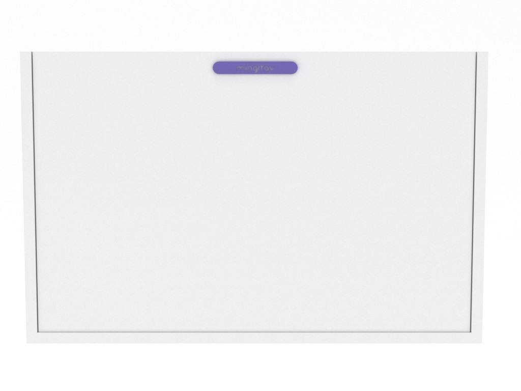 LEETA Salokāms Tualetes Galdiņš (Balts) - Image 4