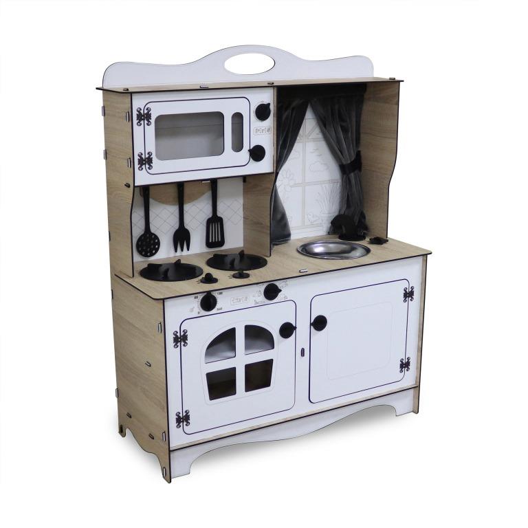 MINI CHIEF Spēļu Virtuve (Sonoma/Balts) - Image 2