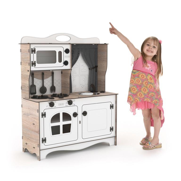 MINI CHIEF Spēļu Virtuve (Sonoma/Balts) - Image 5