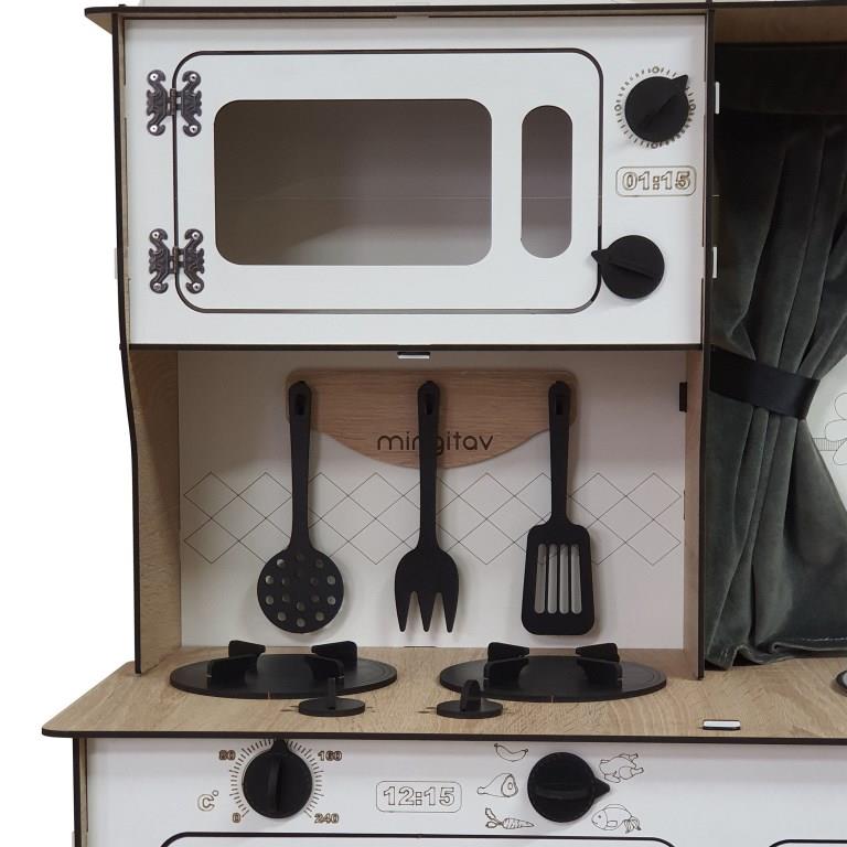 MINI CHIEF Spēļu Virtuve (Sonoma/Balts) - Image 7