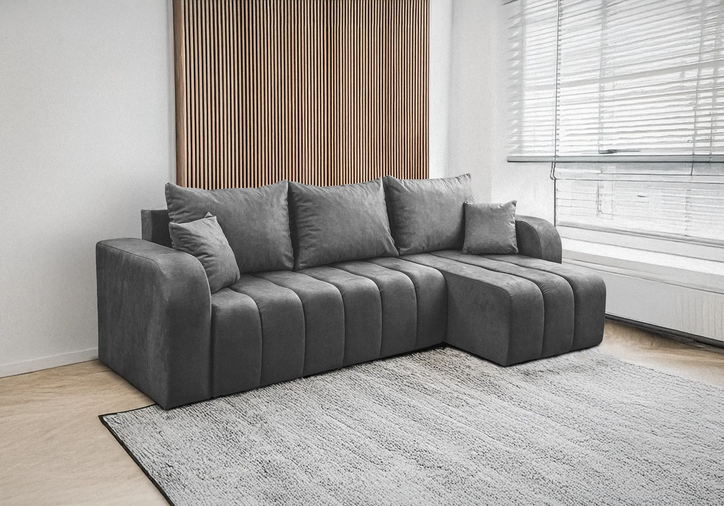 Stūra dīvāns TEO 228 X 141 cm - Image 3