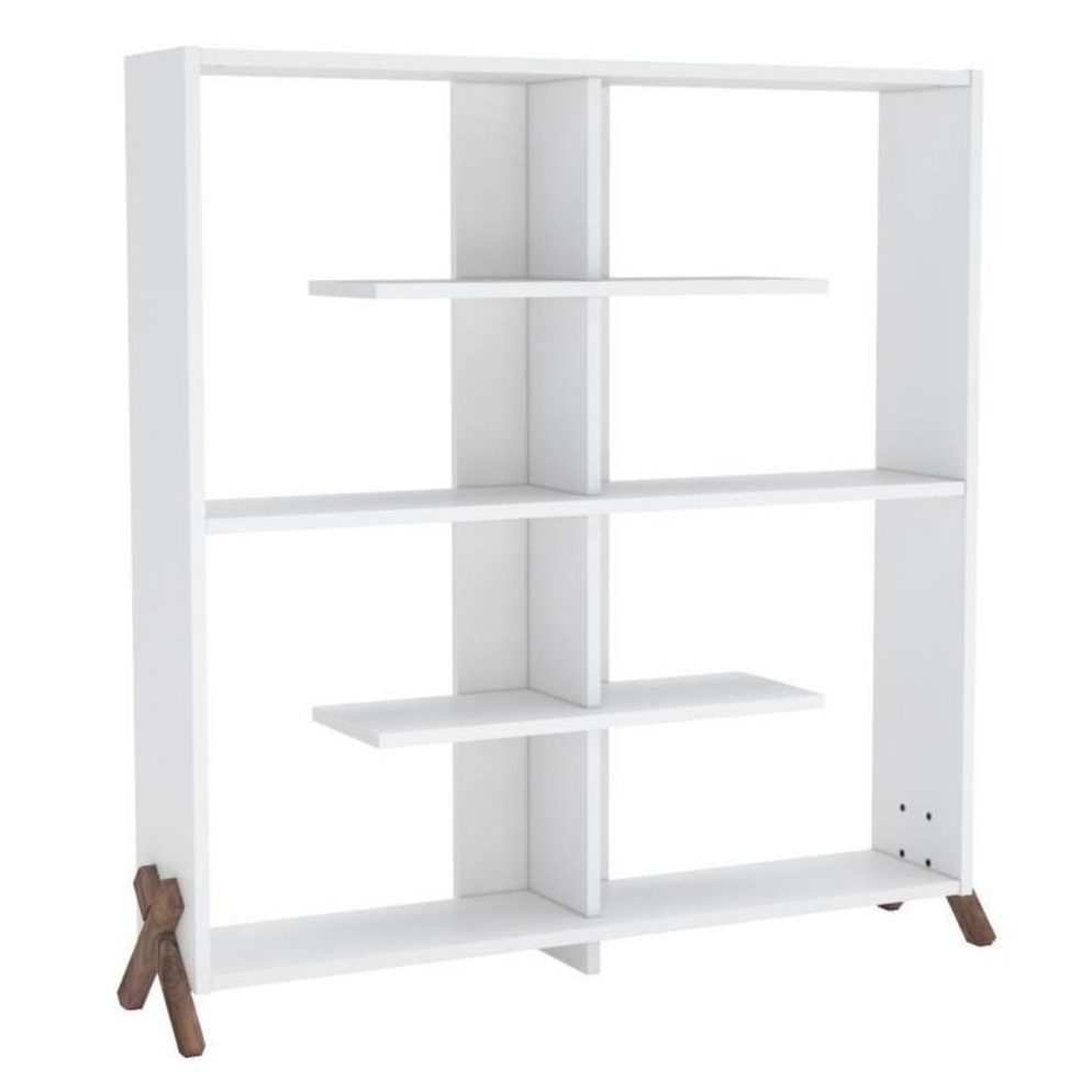 KIPP Grīdas Grāmatu Skapis (Balts)