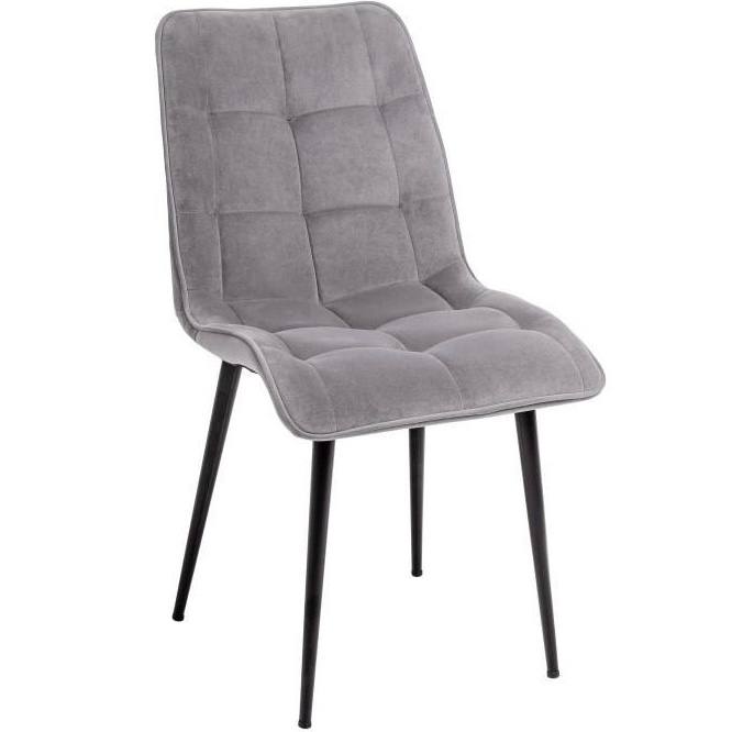 EVA Pelēks Samta Krēsls