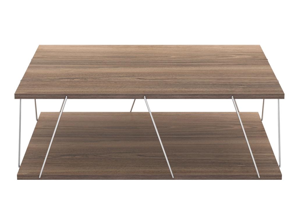 TARS Kafijas Galdiņš (Riekstkoks/Hroms) - Image 2