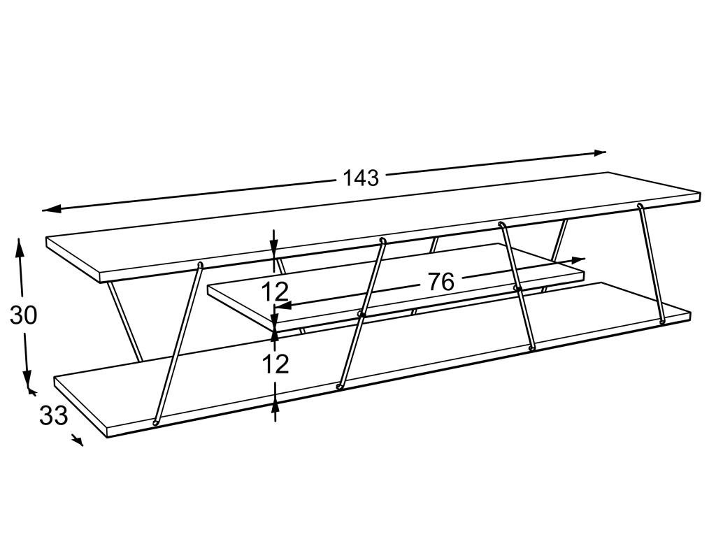 TARS TV Kumode (Sonoma/Balts) - Image 6