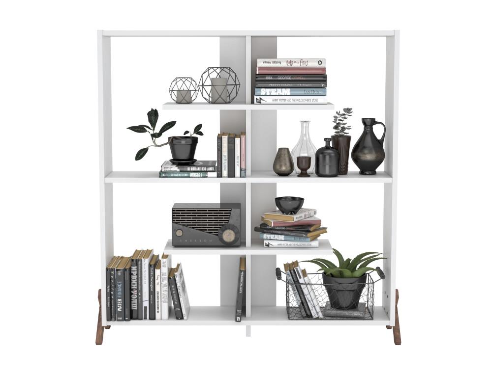 KIPP Grīdas Grāmatu Skapis (Balts) - Image 3