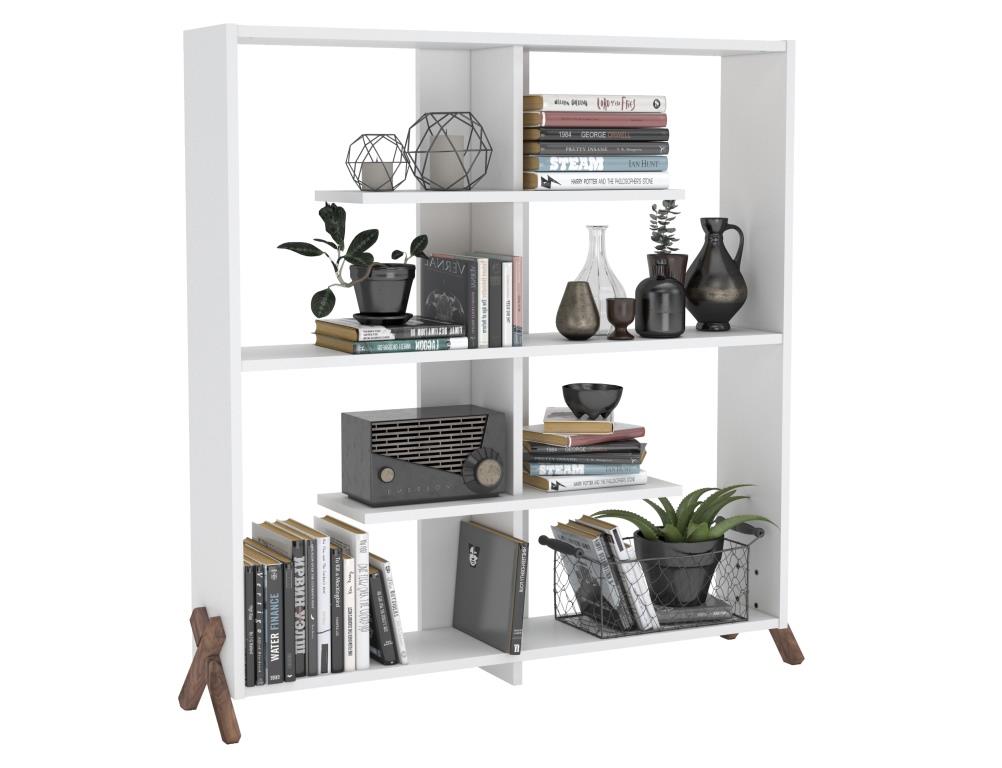 KIPP Grīdas Grāmatu Skapis (Balts) - Image 4