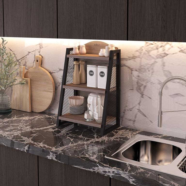 T-RACK Plaukts (Riekstkoks/Melns) - Image 8