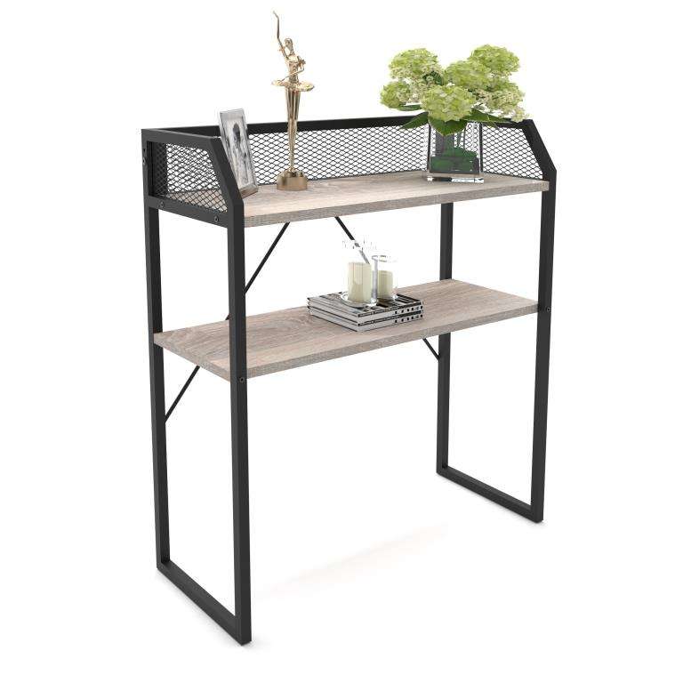 MELA Konsoles Galdiņš (Sonoma/Melns) - Image 4