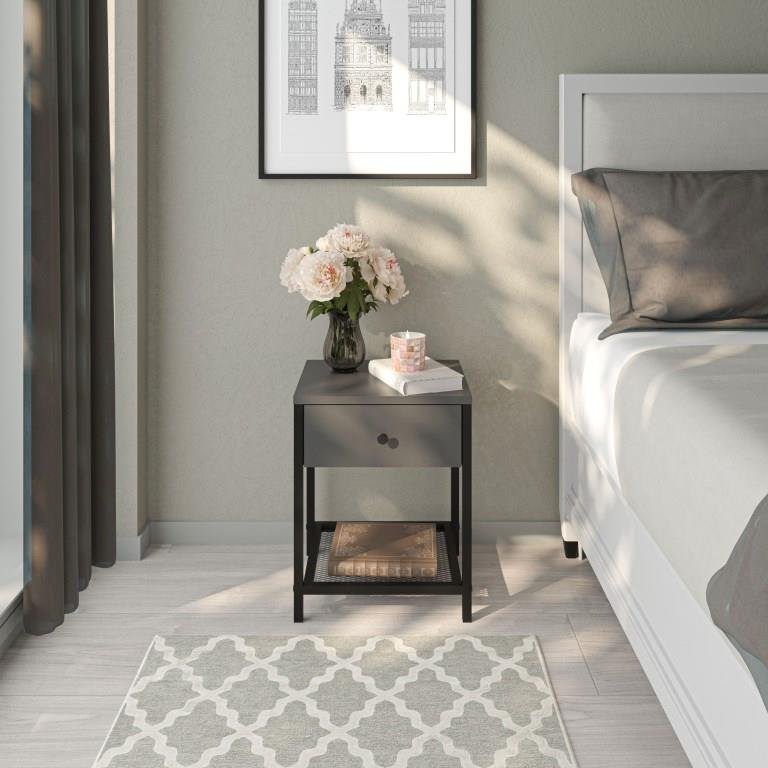 LENON Maxi Naktsgaldiņš (Melns) - Image 5