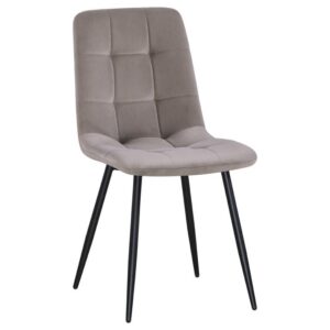 TED Bēšs (Taupe) Velūra Krēsls