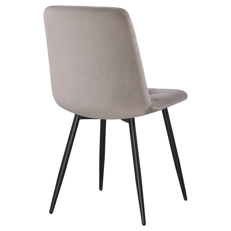 TED Bēšs (Taupe) Velūra Krēsls - Image 4