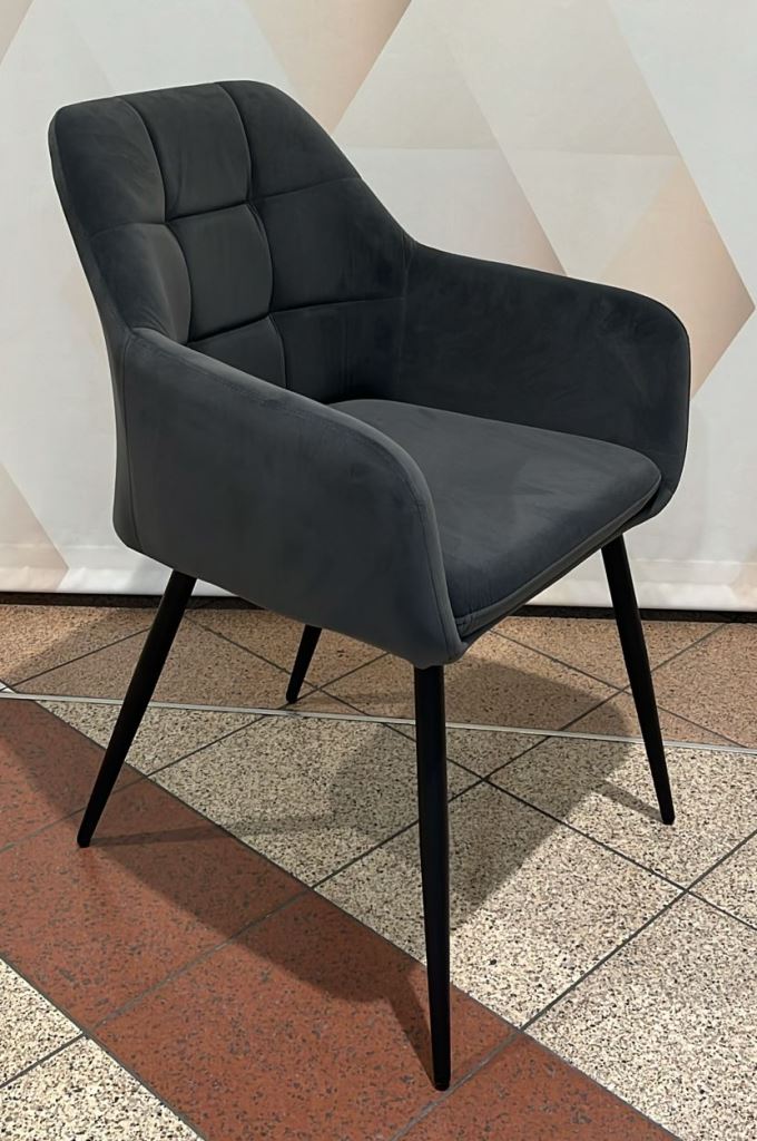 UGO Pelēks Velūra Krēsls - Image 5