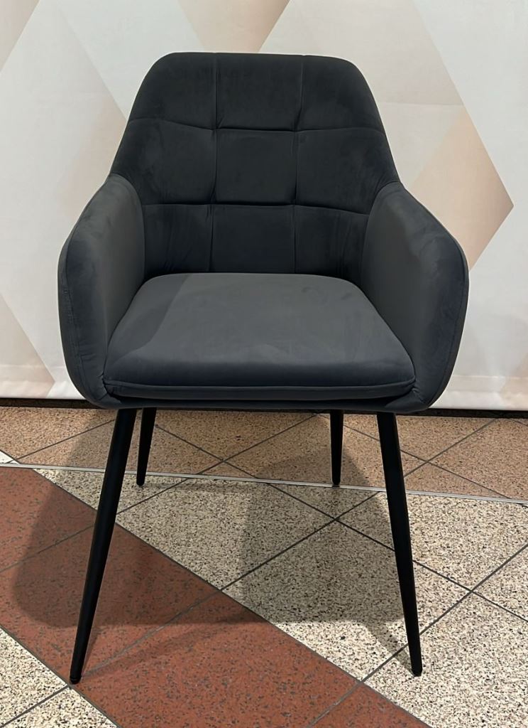 UGO Pelēks Velūra Krēsls - Image 6