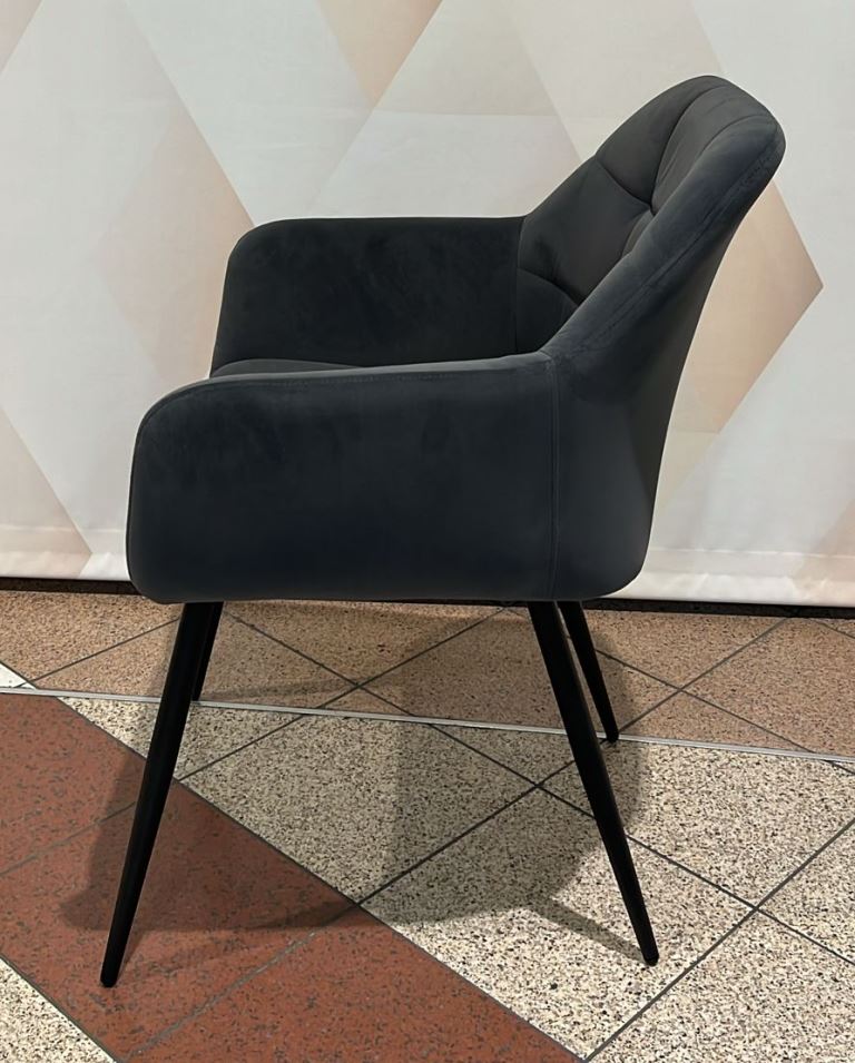 UGO Pelēks Velūra Krēsls - Image 7