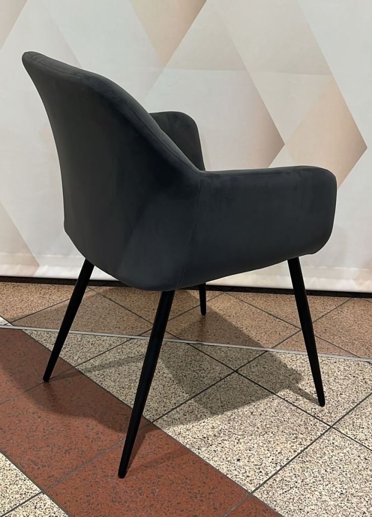 UGO Pelēks Velūra Krēsls - Image 8