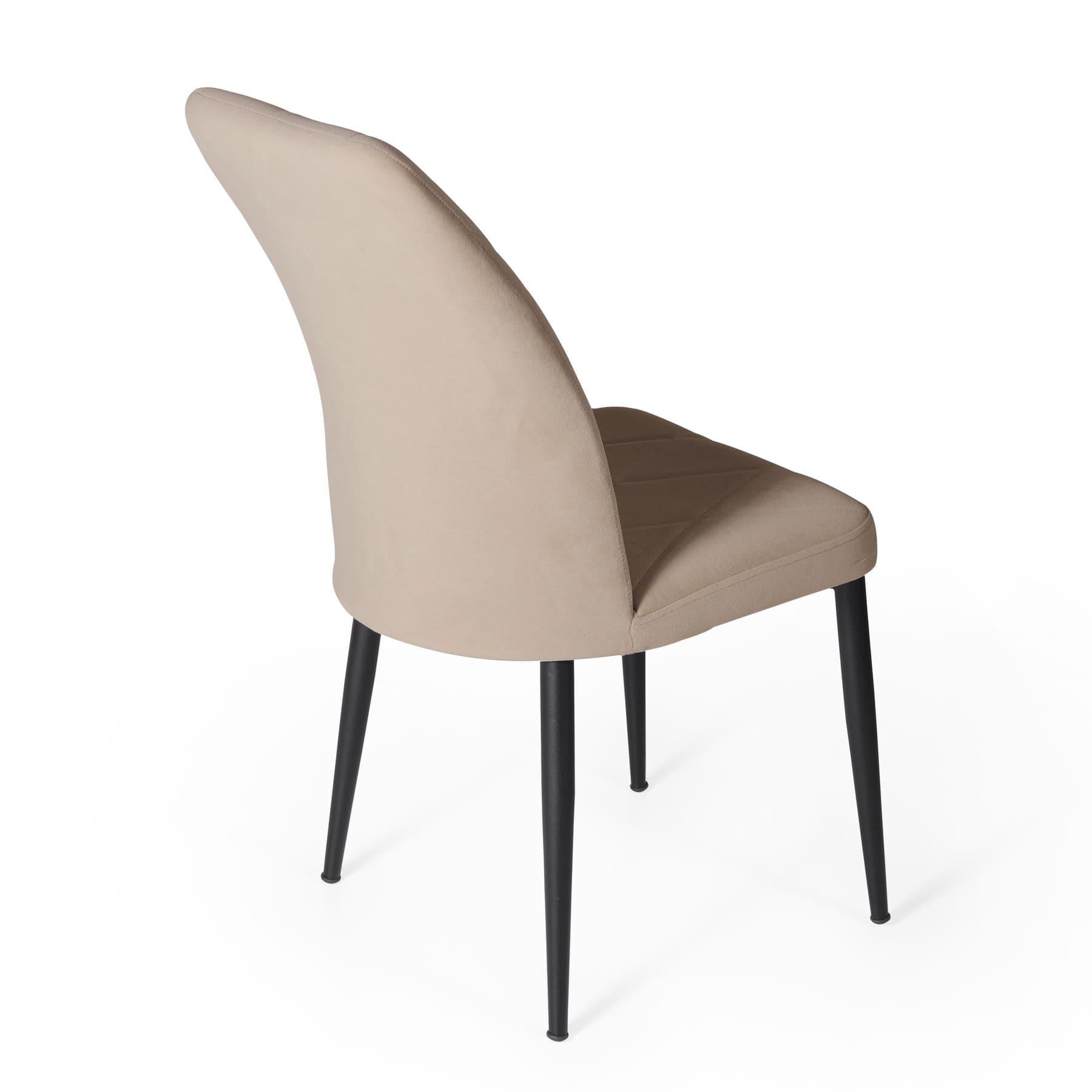 VIKA Bēšs Velūra Krēsls - Image 2